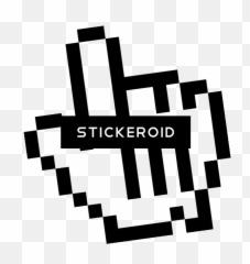 Download Cursor Hand Design Mouse Web - Edit Overlays Hd Png Pixel Art