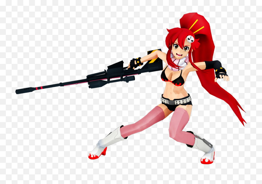 Yoko Littner Render By Vexikku - Yoko Littner Mmd Model Png,Yoko Littner Png