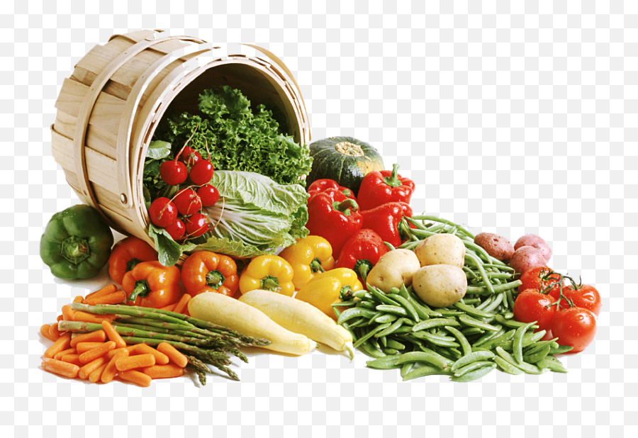 Vegetable Png Clipart - Veggies In A Basket,Vegetables Transparent Background