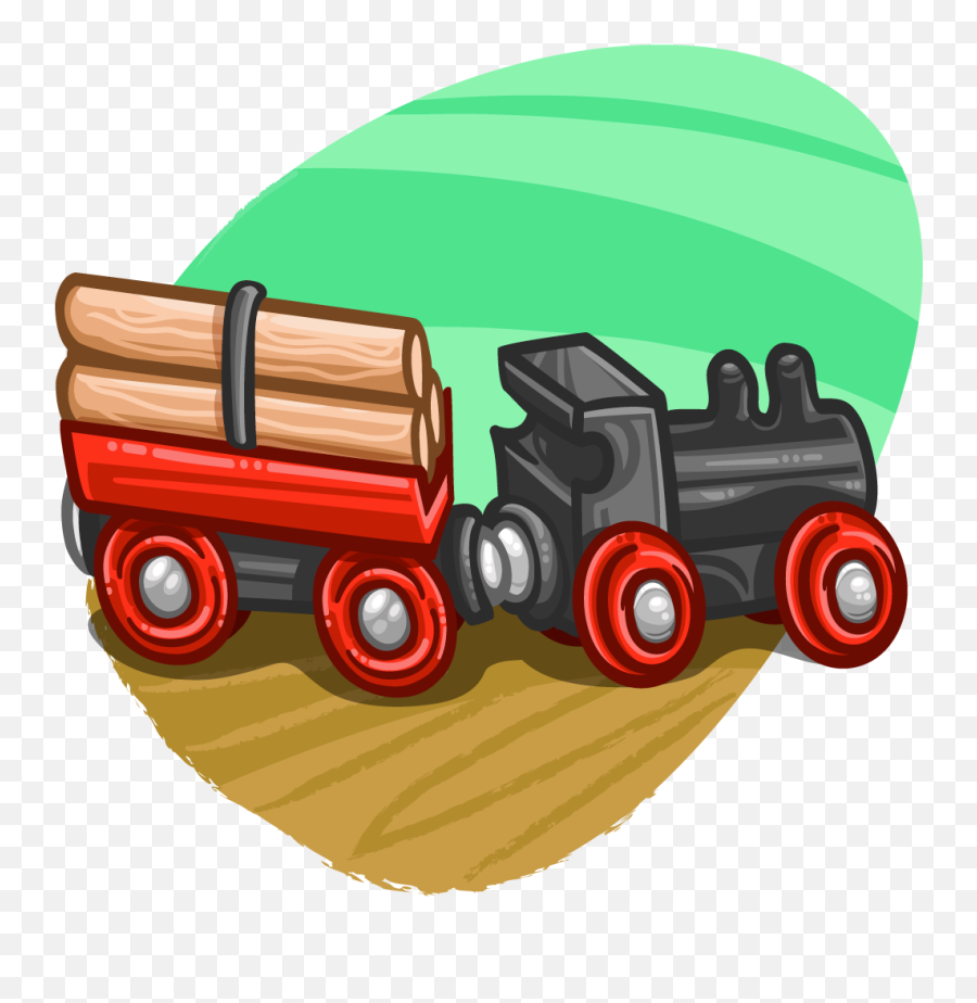 Download Toy Train - Push Pull Toy Png,Toy Train Png