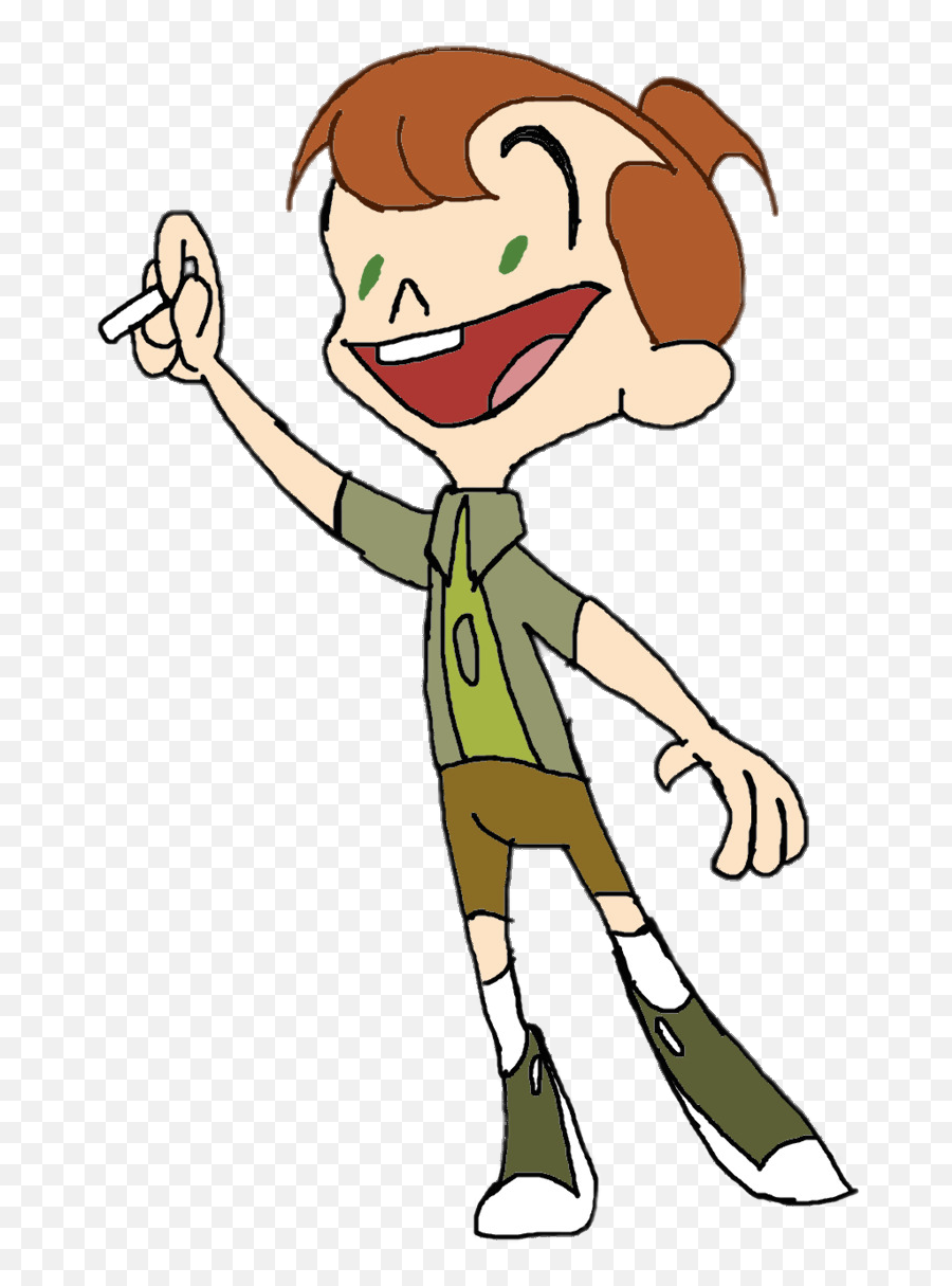 Check Out This Transparent Chalkzone - Drawing Of Chalk Cartoon Png,Hand Reaching Png
