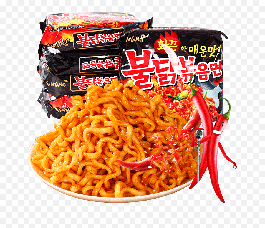South Korea Imported Snacks Instant Noodles Three Turkey - Fried Noodles Png,Ramen Noodles Png