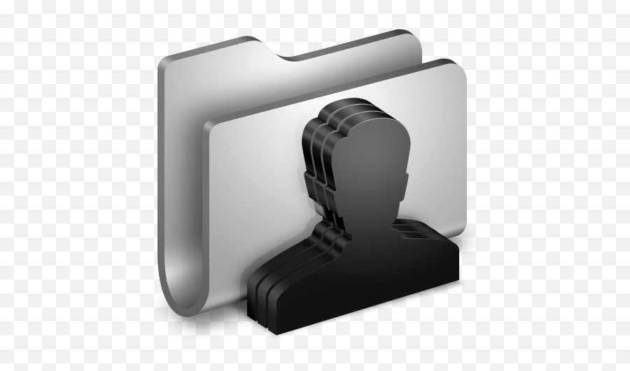 Group Metal Folder Icon - Contacts Icon 3d Png,Folder Icon Png Dark Blue