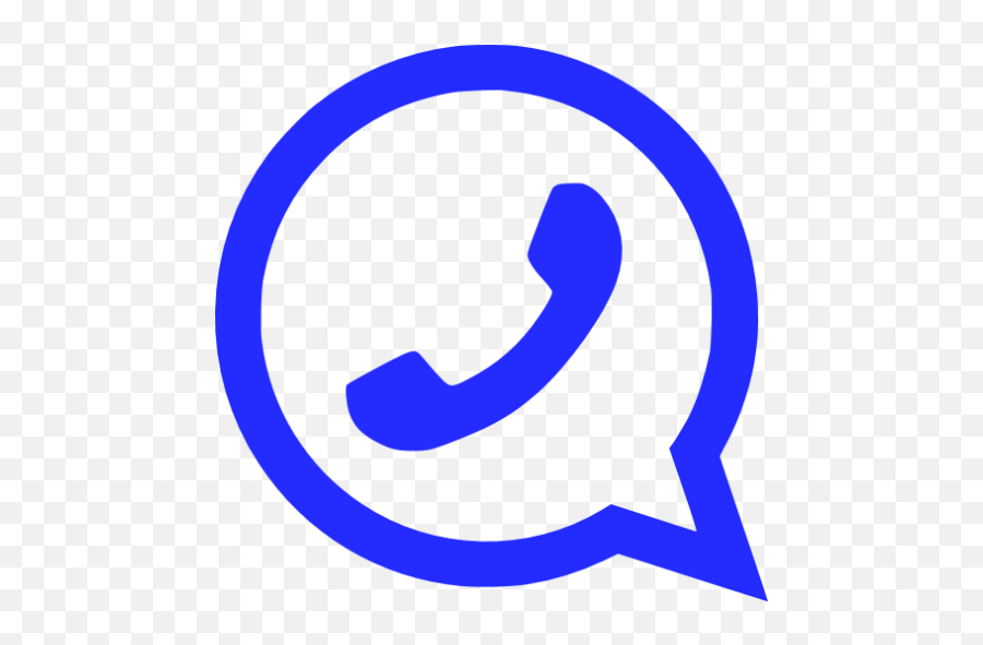 Whatsapp Icons - Whatsapp Logo Png Hd Blue,Whatsapp Blue Icon Free Download