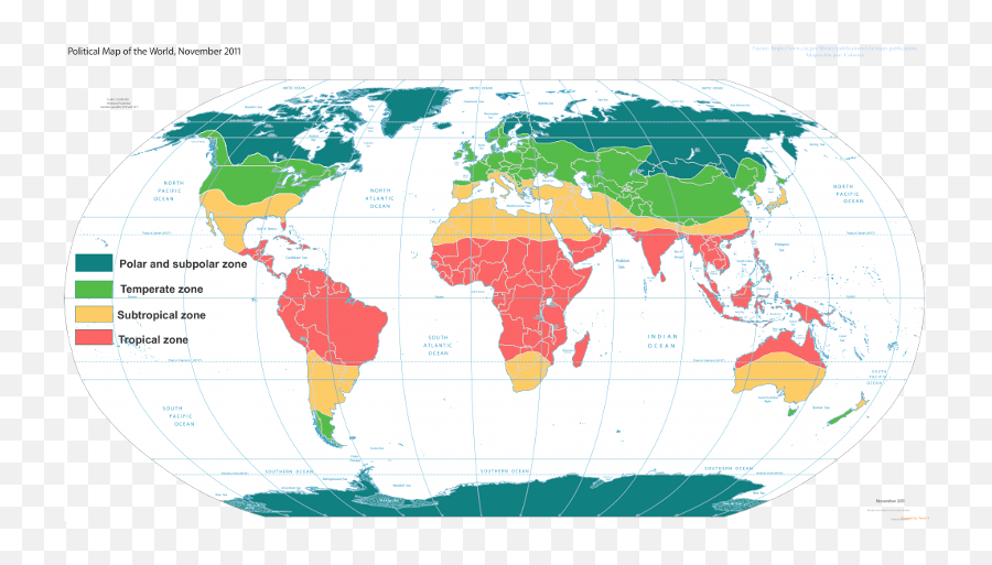 Climate Regions Of The World - Climate Zone Map Png,How To Change Ps3 Icon Colors