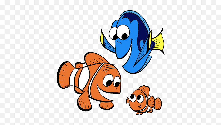 Marlin Nemo Png Transparent Images - Finding Nemo Coloring Pages,Nemo Png