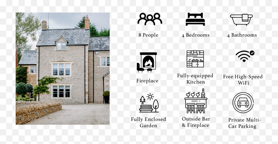 Pear Tree Cottage U2014 Luxury Cotswold Retreats - Vertical Png,Icon Of Cottage House
