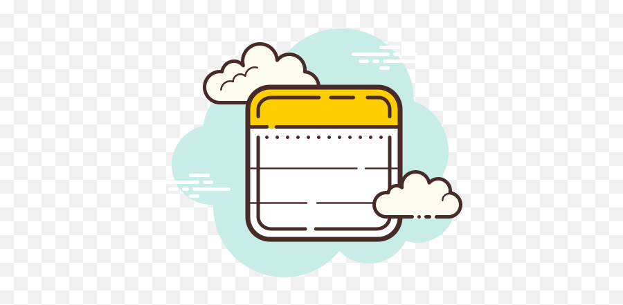 Notes Icon In Cloud Style - Roblox Icono Aesthetic Png,Mac Notes Icon