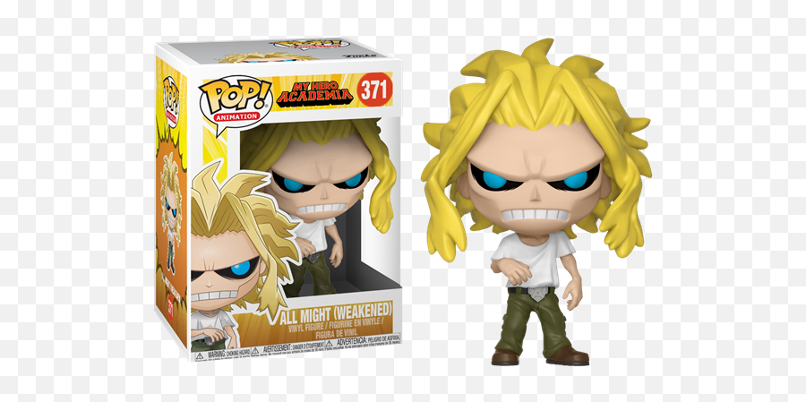 My Hero Academia All Might Weakened Pop - All Might Weakened Funko Png,All Might Png