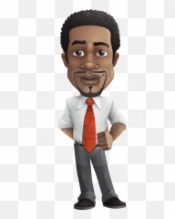 Black Cartoon Man Transparent 4 - 612 X 1060 WebComicmsNet Character png