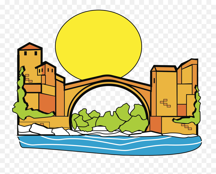 Download Big Image - Old Bridge Mostar Icon Png Image With Mostar Png,Bridge Icon Png