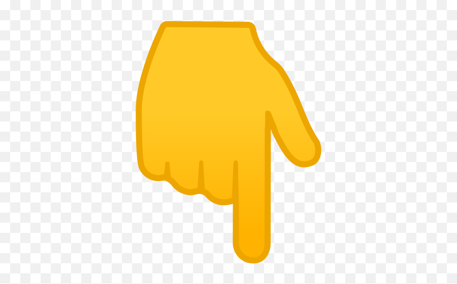 Backhand Index Pointing Down Icon Noto Emoji People - Down Hand Icon Png,Down Icon