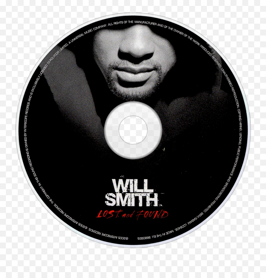 Will Smith Lost And Found Cd Disc Image - Cd Png,Will Smith Transparent