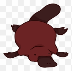 Duckbill Platypus Beak Leg Tail Illustration - Transparent Ornitorrinco Cartoon Png,Platypus Png