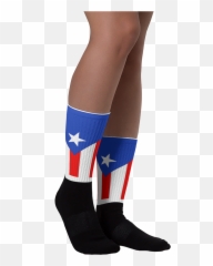 Puerto Rico Flag Socks - Sock Png,Puerto Rico Flag Png