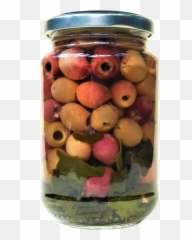 Download Organic Pitted Natural Olives With Wakame Seaweed - Olive Png,Seaweed Png