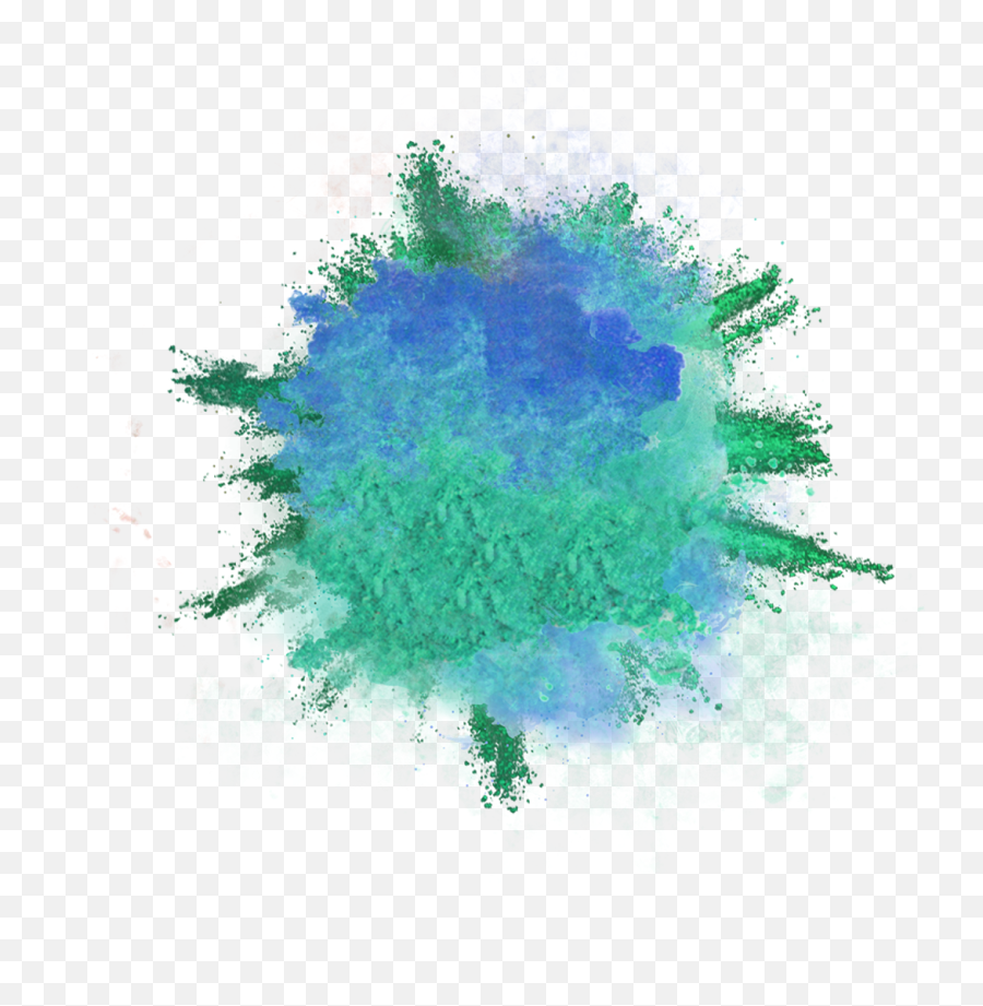 Green And Blue Color Splash Png - Transparent Color Splash Png,Color Splash Png