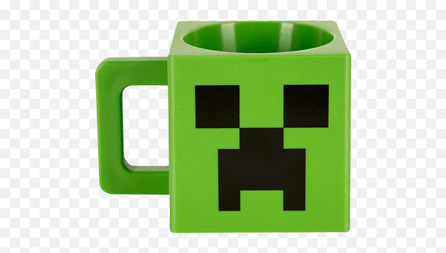 Minecraft - Plastic Creeper Face Mug Mug Creeper Png,Creeper Png