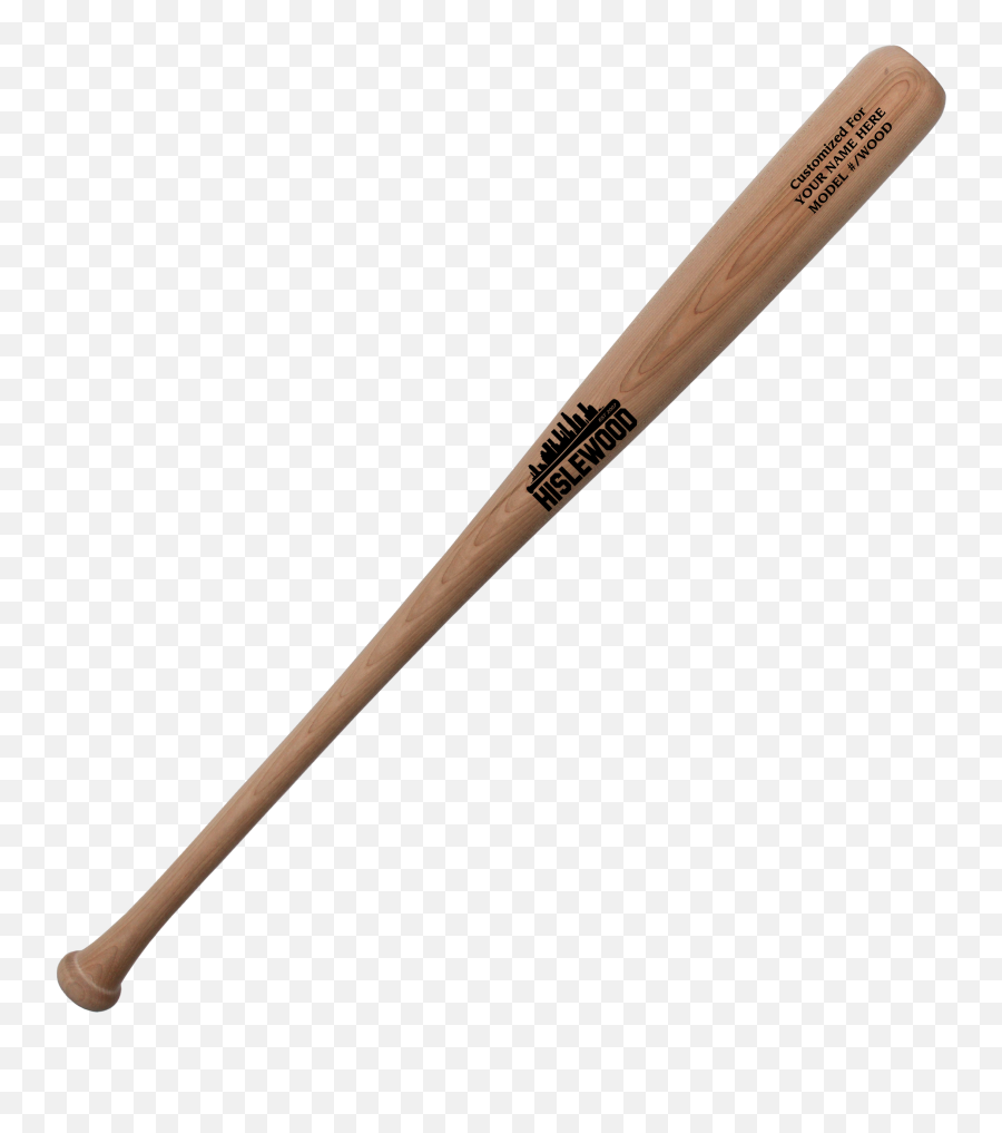 Download Softball Bat Png - Wood Baseball Bat,Softball Bat Png