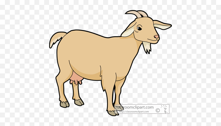 Transparent Background Goat Clipart - Goat Clipart Png,Goat Transparent Background