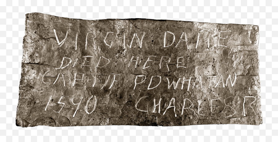 Virgina Dare Stone - Croatoan The Lost Colony Of Roanoke Png,Stone Png