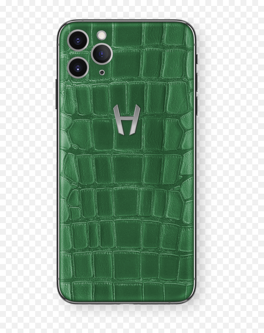 Hadoro Iphone 11 Pro Signature Alligator - Stainless Steel Green Smartphone Png,Alligator Png