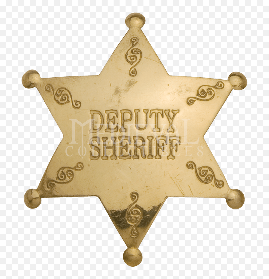 Sheriff Badge Police Officer Brass - Sheriff Badge Old West Png,Sheriff Badge Png