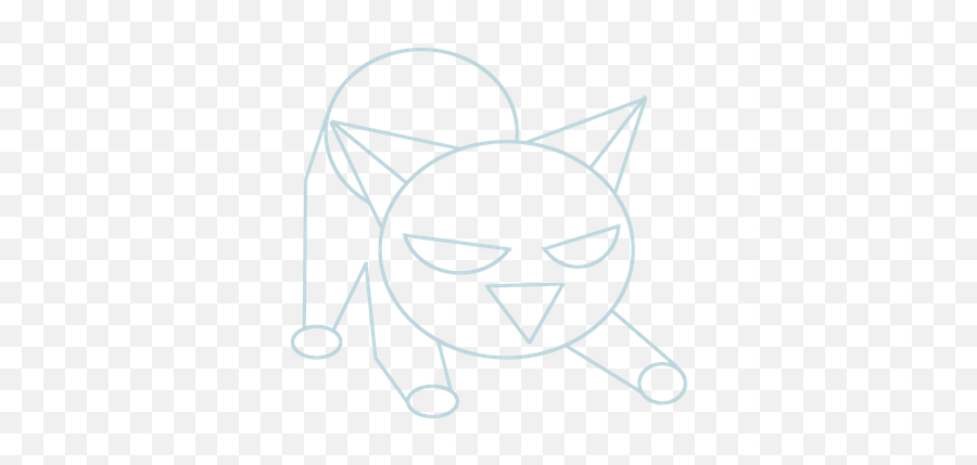Drawings Angry Cat - Sketch Png,Angry Cat Png