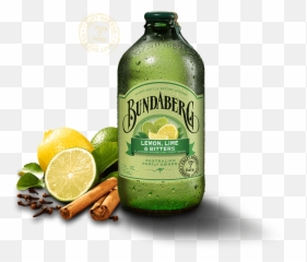 Lemon Lime Bitters - Bundaberg Lemon Lime Bitters 375ml Png,Limes Png
