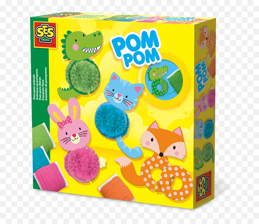 Ses Pom Animals - Ses Creative Pom Pom Png,Pom Pom Png