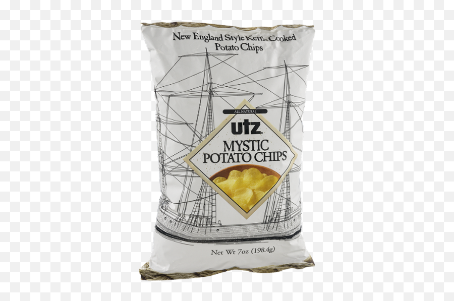 Utz Mystic Potato Chips - 7 Oz Bag Full Size Png Download Utz Potato Chips,Bag Of Chips Png