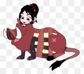 Vanellope Dressed As Pumbaa 3 - The Lion Kingu0027s Timon And Broadway Lion King Pumba Png,Pumba Png