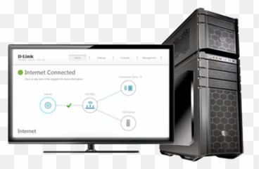 Taipan - Ac3200 Ultra Wifi Modem Router Gabinete De Computadora Marcas Png,Png Taipan