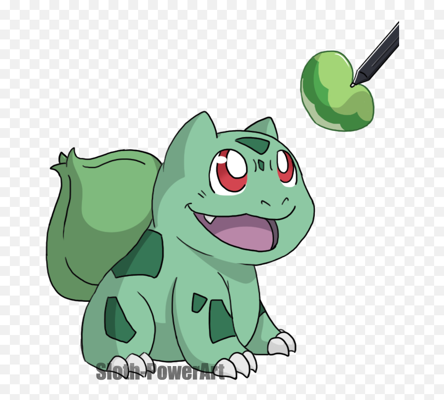 Happy Bulbasaur - Gift Art Bulbasaur Gift Full Size Png Bulbasaur Gift,Bulbasaur Png