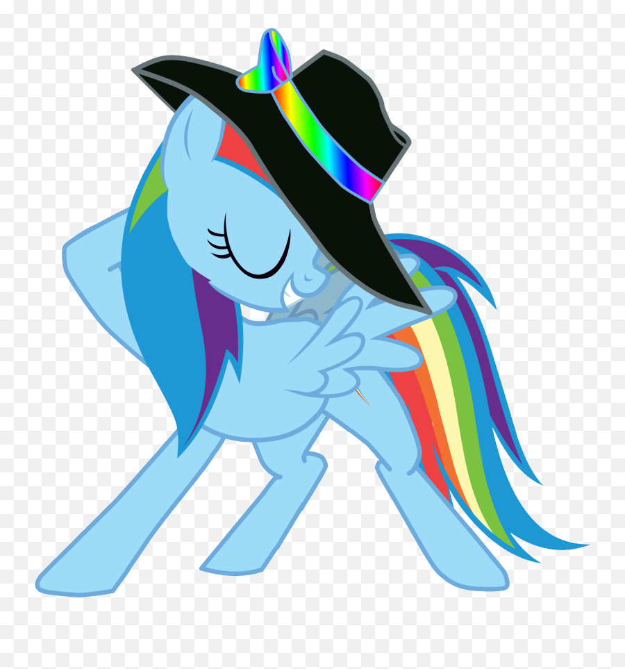 While Wearing A Hat S5e15 - Mlp Rarity Y Rainbow Dash Png,Rainbow Dash Png