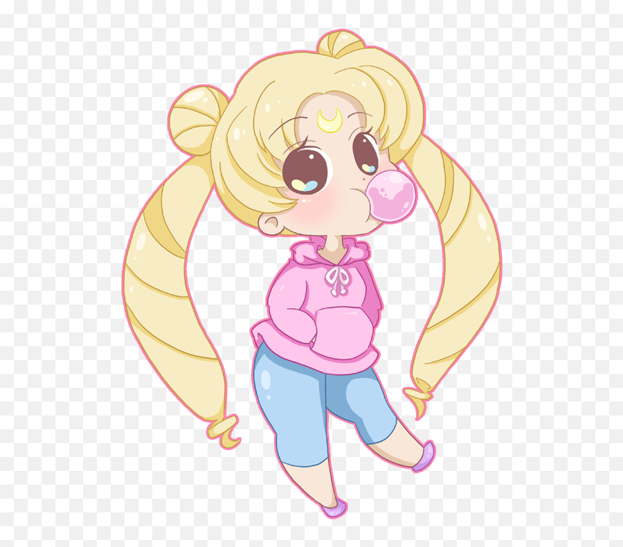 Download Sailor Moon Clipart Kawaii Chibi - Dibujos Kawaii Chibi Drawing Sailor Moon Png,Sailor Png