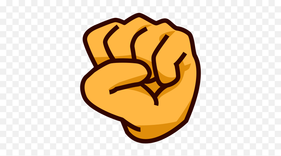 Raised Fist - Fist Emoji Hand Png,Raised Fist Png
