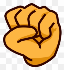 Raised Fist - Emoji Hand png