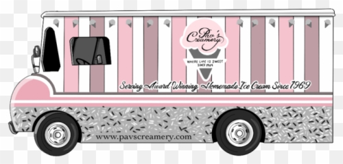 Pavu0027s Creamery - Commercial Vehicle Png,Ice Cream Truck Png