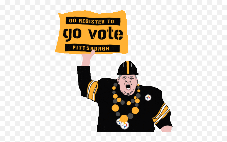 Steelers Pittsburgh Gif - Steelers Pittsburgh Pittsburghsteelers Discover U0026 Share Gifs Steelers Vote Png,Steelers Logo Clip Art