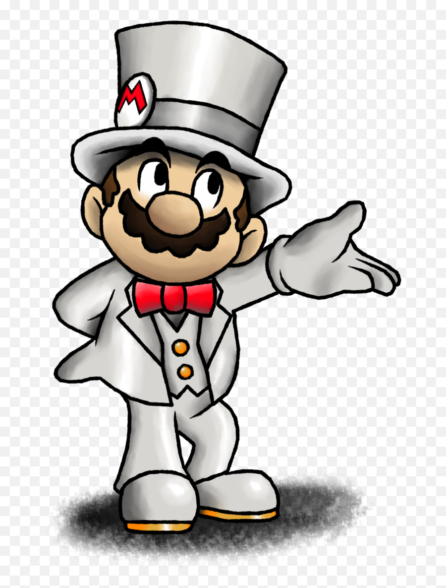 Dapper Mario Odyssey By Fawfulthegreat64 - Super Mario Super Mario Odyssey Wedding Mario Png,Super Mario Odyssey Logo