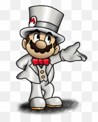 Dapper Mario Odyssey By Fawfulthegreat64 - Super Wedding png