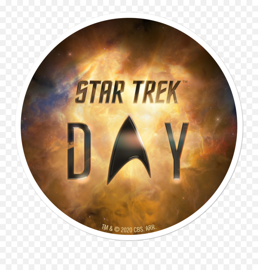 Star Trek Day Logo Die Cut Sticker - Star Trek Day Logo Transparent Png,Star Trek Png