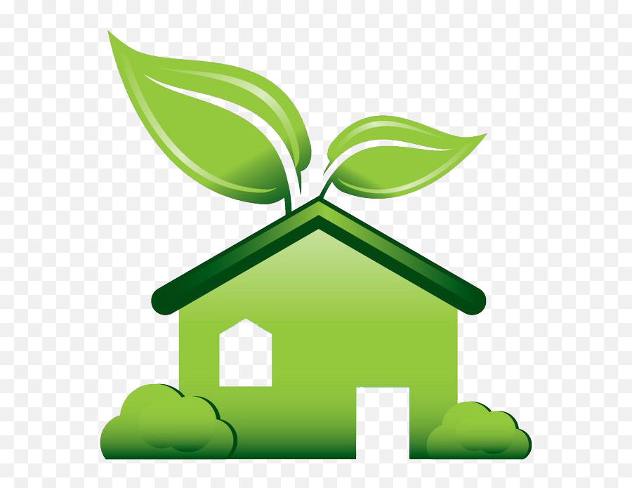 Eco House Icon Png Clipart - Eco Green Living Icon,Fossil Fuel Icon