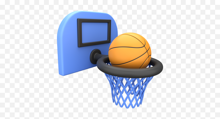 Premium Basket Ball 3d Illustration Download In Png Obj Or - Basketball Rim,Basketball Icon Vector