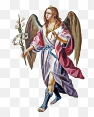 Clip Library Archangel Drawing - St Gabriel The Archangel Png,Archangel Png