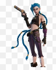 Fortnite Arcane Jinx Skin - Characters Costumes Skins png