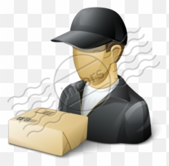 Delivery Man Parcel 16 Free Images - vector Icon png