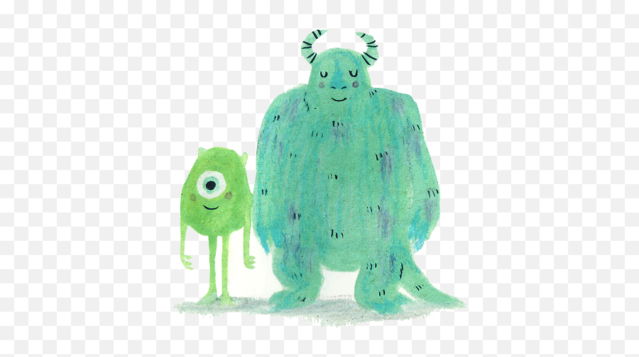Drawing Disney Pixar Green Monsters Inc Png Monster