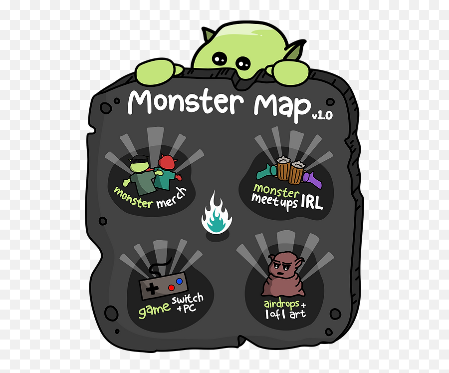 Monster Mates Nft - Language Png,Airdrop Icon Gray